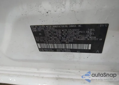 2012 Toyota Rav4 from USA, damaged, VIN 2T3BF4DV4CW180961